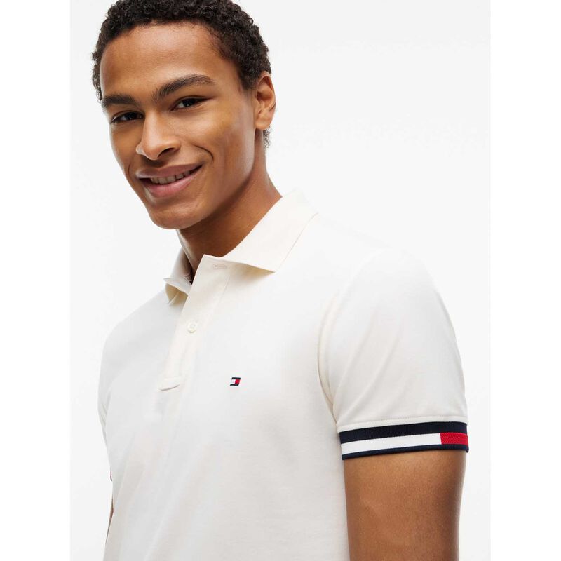 Tommy Hilfiger Slim Fit Fluid Cotton Interlock Polo Shirt image number 2